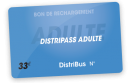Carte Bon de rechargement Adulte mensuel