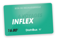 Carte Inflex 6 voyages (16.80 €)