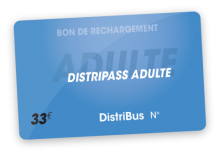 Distripass Adulte mensuel (33 €)