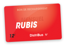 Carte Senior mensuel (12 €)