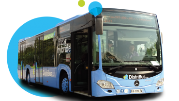 Bus hybride détouré